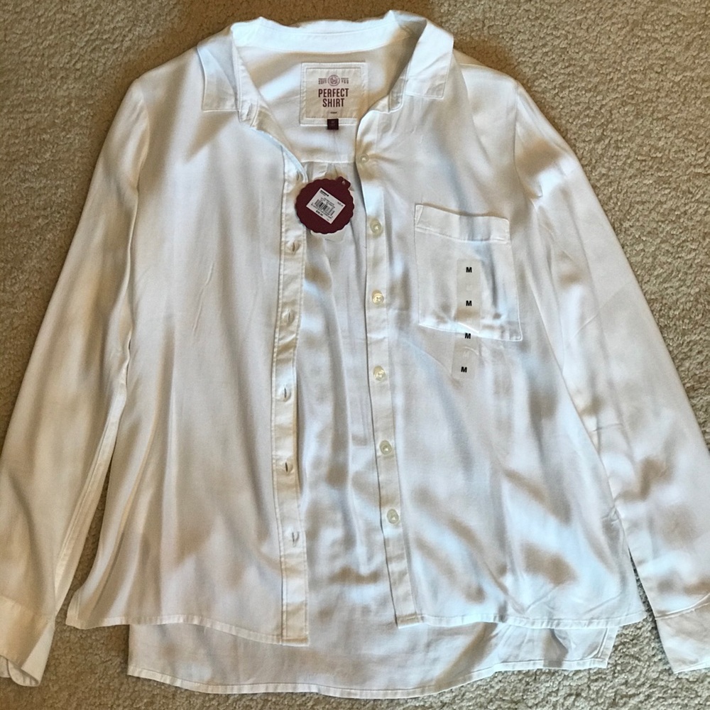 SO White Button Down